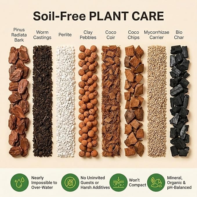 Molly's Aroid Mix - Premium Soilless Potting Mix for Houseplants - Fast Draining, Chunky & Easier to Water vs. Soil for Indoor Plants - with Bark, Coco Chips, Worm Castings, Mycorrhizae 3 Dry Quarts