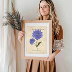 November Birth Flower Art Print - 8x10 (Unframed) | Capturing the Splendor of the November Birth Flower | Decor Accent for Birthdays and Special Occasions | Living Room Decor | Modern Home Decor