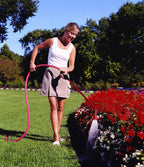 Dramm Touch-N-Flow Rain Wand – 30” Long, Red – Full Watering Flow with Trigger-Style Shut-Off Valve & Lock – High-Flow, Gentle Spray for Gardens, Hanging Baskets & Flowerbeds