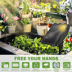 Solar Automatic Drip Irrigation Kit System for Vacation, New Timing Mode, Drip Irrigation System,Irrigation System for Garden, Solar Auto Easy DIY Watering Device Supported 15 Pots Plants