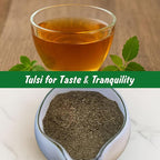 Spice Profile USDA Organic Indian Tulsi/Holy Basil Cut & Sifted, 2 oz, Lab Tested for Heavy Metals, Ocimum sanctum, Albahaca Sagrada
