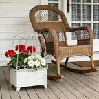 2-Piece Vintage Metal Birdcage Planter Set, Rustic Distressed Plant Holder, Farmhouse Floral Containers for Indoor Outdoor Garden, Patio & Tabletop Decor