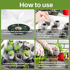 MAQIHAN 100PCS Peat Pellets for Seedlings - 30MM Seed Starter Pellets Peat Pods for Starting Seeds Garden Soil for Planting Transplanting Growing Garden Flower