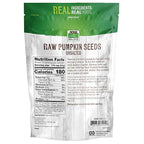 NOW Foods, Pumpkin Seeds, Raw and Unsalted, Essential Fatty Acids, Rich in Iron, Excellent Source of Protein, Certified Non-GMO, 1-Pound (Packaging May Vary)