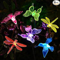 SOLPEX Solar Garden Lights, 6 Pack Solar Butterfly Lights Outdoor Decorations, Multi-Color Changing LED Light Stakes, Yard for Garden, Patio & Lawn, Bird