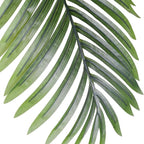 6ft Artificial Palm Tree Indoor Plant，Triple Faux Tropical Areca Floor Plant in Pot，Artificial Plants with Lifelike Leaves for Home Office Decor