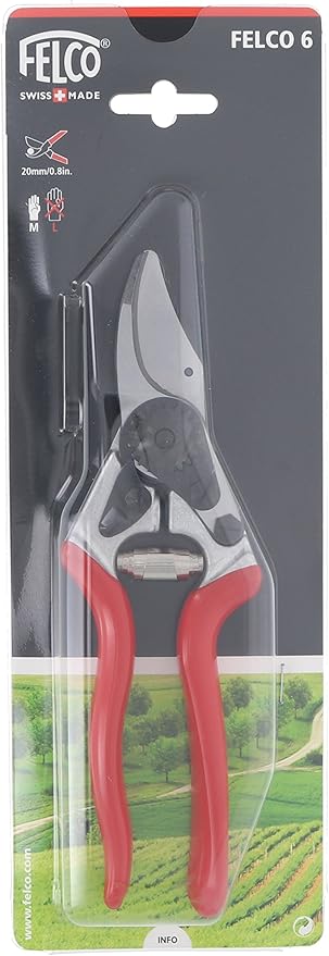 FELCO6 Pruning Shears, Right Handed, 7.7 inches (195 mm)