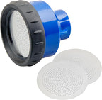 Underhill Commercial Gentle Spray Shower Nozzle, Garden Water Hose Sprayer for Watering Plants and Flowers, 3/4", Includes 3 Stainless Steel Pattern Plates (450, 750 and 1000 Holes)