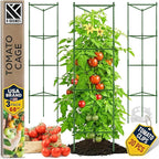 K-Brands Tomato Cage - Tomatoes Plant Stakes Support Cages Trellis for Garden and Pots (3 Pack - Extra Tall Upto 68 inches)