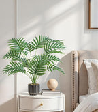 28" Artificial Areca Palm Plant Tall Fake Faux Plants Indoor Outdoor Tree for Living Room Home House Decoration