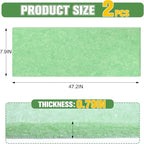 2 PCS Flower Pot Filler Insert 47.2''x 7.9'' Green Plant Pot Filler Drainage Insert Lightweight Planter Drainage Materials for Planter Indoor Outdoor Gardening Plants Container