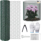 16.4FT x16IN Plant Protectors from Animals,Free-Cut Metal Chicken Wire for Outdoor Plants to Keeping Rabbits Squirrels Chicken Animals Out
