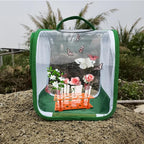 8Pcs 60ml Large Floral Tubes with Rack Holder, Detachable Floral Tubes Holder for Milkweed Leaf, Stem and Flower Cutting, More Stable Flower Holder