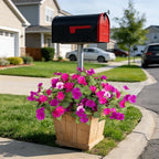 INXUGAO Artificial Fake Flowers for Outdoors Spring Decoration 2 Bundles Faux Flowers Plants for Outdoor Planters UV Resistant Silk Realistic Flowers for Outside Home Garden Front Porch Patio Décor