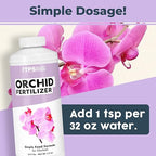 Orchid Plant Food – Liquid Fertilizer for Reblooming, Longer-Lasting Flowers & Healthy Roots, 32 oz