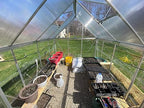 Automatic Greenhouse Drip Irrigation Kit with 20 Brass 360° Adjustable Nozzles 65FT 1/2" Tubing & Misting System for Outdoor Plants, Hydroponics,Raised Beds & Flower Gardens-Easy Setup & Water Saving