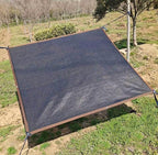 Sail Cloth Shade Net Sun Shade Sails Canopy Sail Shades Anti-Aging Shade Tarpaulin, Mesh Breathable Shade Net Covers Garden/Balcony/Courtyard, Customizable Sizes,black-6x8m