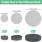 150 Mesh for Plant Plant Hole Mesh Pads Drainage Screen Plastic Round Flower Hole MeshScreen Cover Pad 2 3 4 Inch Assorted SizesMesh Preventing Soil Leakage