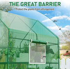 SPECILITE 56×56×78Inch Walk-in Greenhouse, Heavy Duty Small Plant House with Thicken PE Cover and Steel Frame, for Garden, Outdoors, Indoors, Green