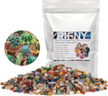 RIFNY Decorative Polished Rocks, 0.3" Gravel Rocks Crushed Crystal for Plant Flower Pots Succulents Cactus Bamboo Plant Vase Filler Aquarium Fish Tank Decorations and DIY Craft (1.5 LB, Color)