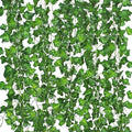 Fake Vines for Room DecorArtificial Plant Ivy Garland 1 Stand 100FT Long Hanging Plants Faux Greenery Leaves Green Flowers Bedroom Aesthetic Decor for Home Garden Wall Wedding Patio Indoor Outdoor