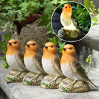 Solar Bird Garden Statue with Lights, for Mom Grandma, Waterproof Outdoor Decor for Yard Patio Lawn, Unique Garden Gifts for Mom Women