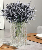 RECUTMS Artificial Plants Outdoor Artificial Spring Flowers UV Flowers Outdoor Artificial Greenery for Flower Arrangements Indoor Outside Hanging Plants Garden Porch Window Home Farmhouse Décor(B+W)