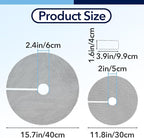 8PCS 15.7 Inch Plant Pot Grids and 8PCS 11.8 Inch Plant Pot Grids Includes 48 Ground Stakes, Plant Pot Soil Cover Protectors from Animals