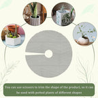 6 Pcs 11.8 Inch Plant Pot Grids，Cut-able Plant Pot Soil Protective Covers from Animals,Used to prevent animals or babies from digging up the soil in flowerpots.Suitable for Indoor and Outdoor Plants.