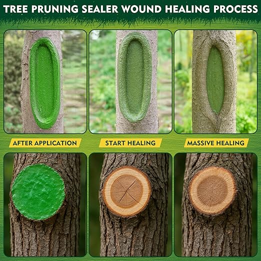 Tree Wound Sealer, Tree Pruning Sealer, Grafting, Pruning, and Wound Care for Damaged Trees, Used for Natural Wound Repair of Bonsai, Fruit Trees, Roses, and Bonsai, Waterproof Protection