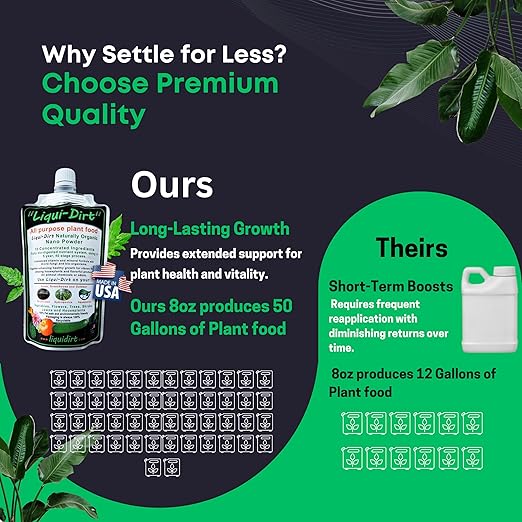 Natural Organic Fertilizer – Recreational Indoor Rare Gardens and Farms – Buds Blossoms and Leaves Superior Growth – 50 Gal Mix NPK Stabilized Growth