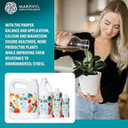 MARPHYL Organic Cal-Mag Liquid Fertilizer – Calcium & Magnesium Supplement to Correct Plant Deficiencies, Supports Strong Growth for Garden Flowers, Vegetables, Succulents & Hydroponics