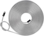 Beaulife Metal Garden Hose 25 ft Flexible No Kink Lightweight RV Drinking Water Hose Extension Leader Hose Heavy Duty Outdoor