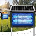 Solar Bug Zapper Outdoor, 4500V Solar Mosquito Zapper for Outdoor & Indoor, 1/2 Acre Coverage Cordless Rechargeable Electric Fly Zapper, IPX5 Waterproof Mosquito Traps for Backyard, Patio, Camping