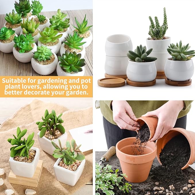 Bivethoi 150pcs Plant Pot Hole Cover - Bonsai Drainage Mesh Screens (3 Sizes, Black)