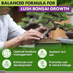 DUSPRO Recycle Premium Bonsai Soil Mix Ready to Use Pre-Mixed 5in1 with Akadama, Pumice, Vermiculite, and Peat Moss Professional Bonsai Potting Soil Mix 2 Qrt