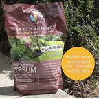 Earth Science Fast Acting Gypsum Granules—5 lb— Soil Conditioner Adds Calcium, Repairs Salt Damage & Root Growth with Nutri-Bond Runoff Reduction Technology