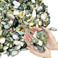 Natural Pea Gravel Pebbles for Plants, Fish Tank Gravel, Small Rocks for Outdoor Landscaping, Terrarium, Fish Tank, Home Decoration (10 Pounds, 1/5-3/5 inch, Green)