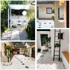 Natural Polished Decorative White Pebbles - Small Stones 3/8" Gravel Size,River Rocks Pebbles for Plants, Home DIY Decor,Aquarium Gravel,Vase Fillers,Fairy Garden,Landscaping Outdoor Stones.