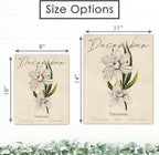 December Birth Flower Art Print - 11x14 (Unframed) | Capturing the Splendor of the December Birth Flower | Decor Accent for Birthdays and Special Occasions | Living Room Décor | Modern Home Décor