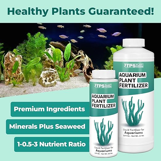 Aquarium Plant Fertilizer – Liquid Plant Food for Lush Underwater Growth, Vibrant Color & Strong Root Development, 8 oz