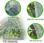 Garden Netting Ultra Fine 8x10Ft, Plant Covers, Barrier Mesh for Plant Vegetables Fruit Flower Tree, Row Cover Raised Bed Protection Net, Bird Screen