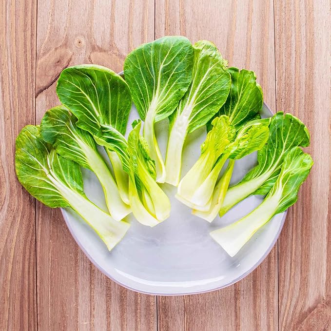 Bonnie Plants Bok Choy, Live Plant, Easy-to-Grow Greens Ideal for Sunny Containers, Raised Beds, and In-Ground Gardens, Mild Asian Greens for Salads, Stir-Fries, and Soups, 19.3 oz., 4-Pack