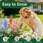 5600+ Forget Me Not Seeds for Planting, Easy to Grow Blue Forget-Me-Not Flowers, Perennial Wildflower Seeds for Ground Cover, Borders & Pollinator Gardens