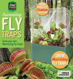 Unique Gardener Grow Your Own Venus Fly Trap, Complete Adults Square Terrarium Starter Kit to Plant Fascinating Man Eating Fly Traps, Includes All Supplies for Indoor Flytrap Terrariums