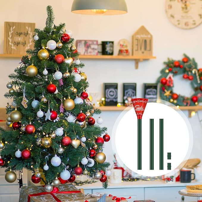 Kaiedos Christmas Tree Watering Funnel - 39 Inch Funnel, Reusable Design, Makes Watering Your Live Tree a Snap! (2 PCS)