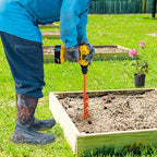 Garden Planting Plants Auger Drill Bit 3 X 24 inch Drill Augers for Digging Holes Bulb Planting Post Hole Digger Fit 3/8" Hex Drill Bulb Planter Tool for Beach Umbrella, Mailbox Posts, Fence Post