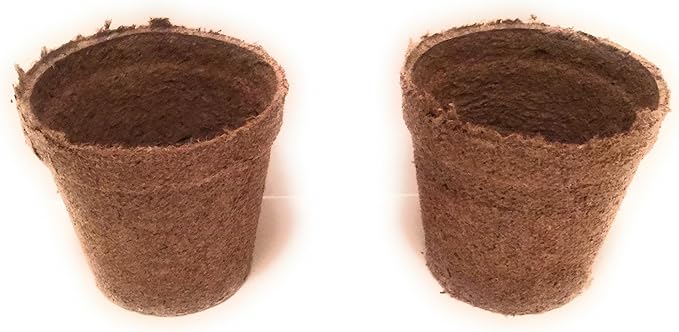 Jiffy-Pots Organic Seed Starting 2" Biodegradable Peat Pots, 26 Pack