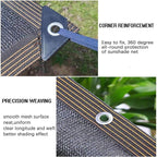 Shade Net Covers, Outdoor Uv-Resistant Sun Shade Sail Net Anti-Aging Shade Tarpaulin, Mesh Breathable Shade Net Covers for Shade Mesh Tarp, Pergola, Privacy Netting,black-2x4m