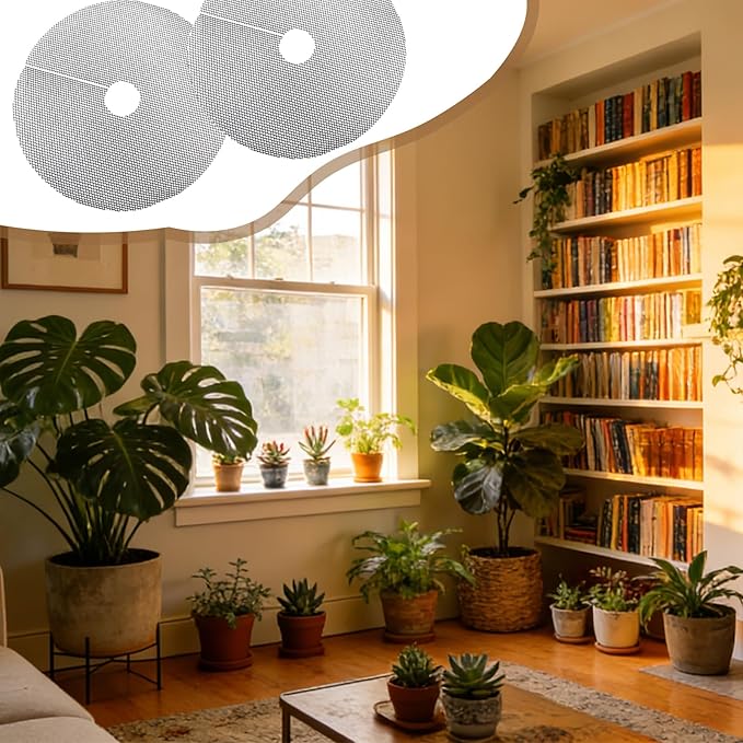 6 Pcs 11.81 Inch Plant Pot Grids-Cuttable, Plant Pot Soil Protective Covers, Thickened Flower Protectors from Animals for Indoor Outdoor Garden Plant Protection